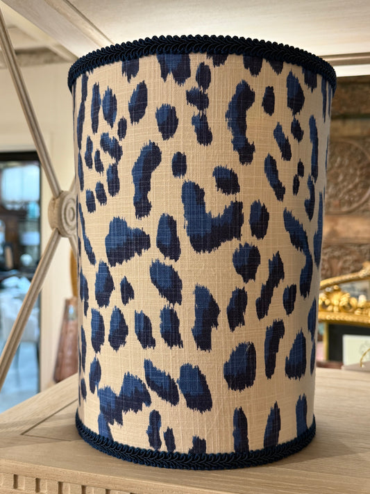 Designer Wastebasket Midnight Cheetah