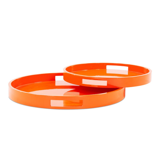 Saint Tropez Tray Orange Peel - Round