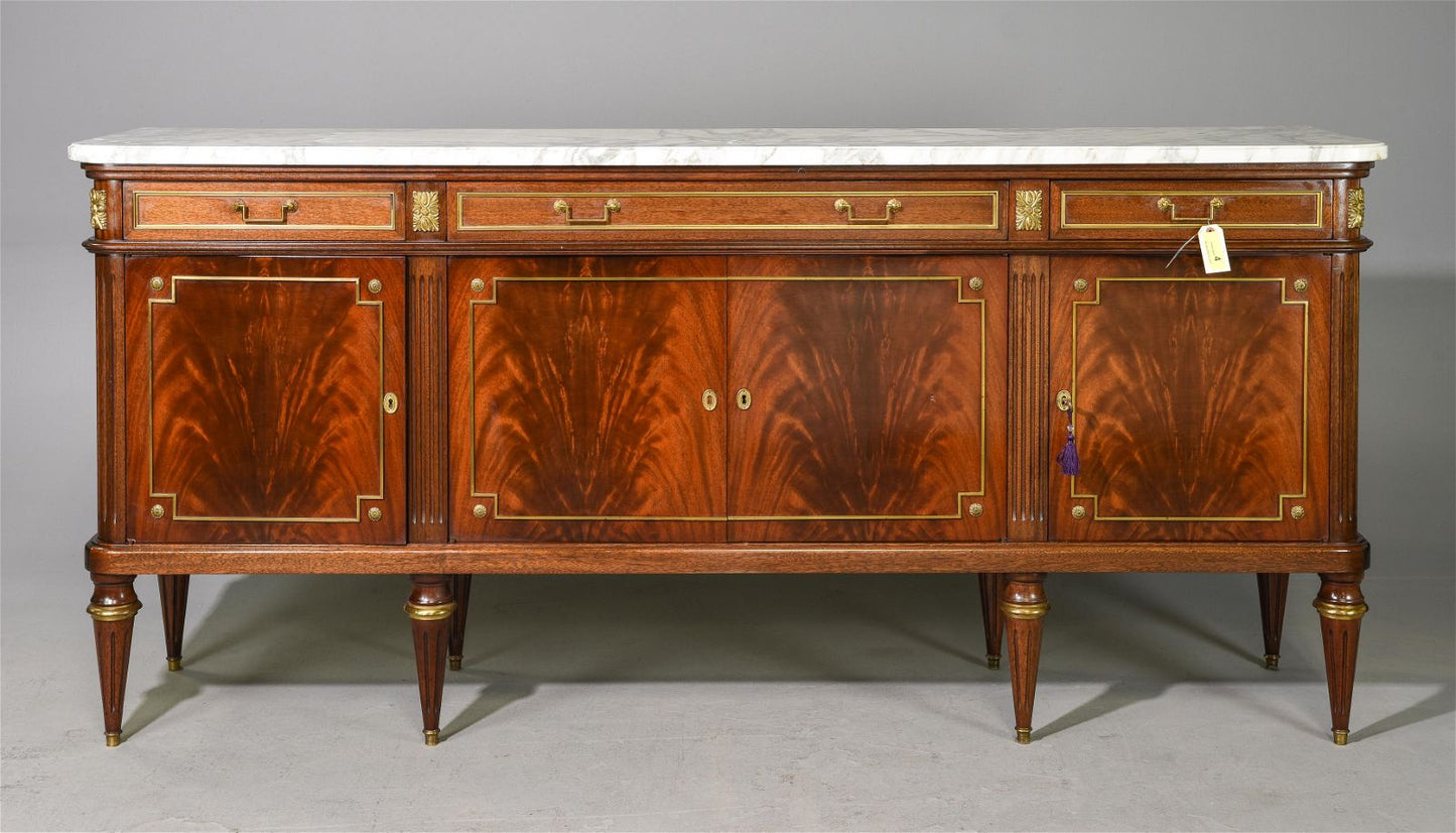 Louis XVI Mah Sideboard 88x21x42H