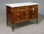 Louis XVI Marble Top Chest 46x22x34h