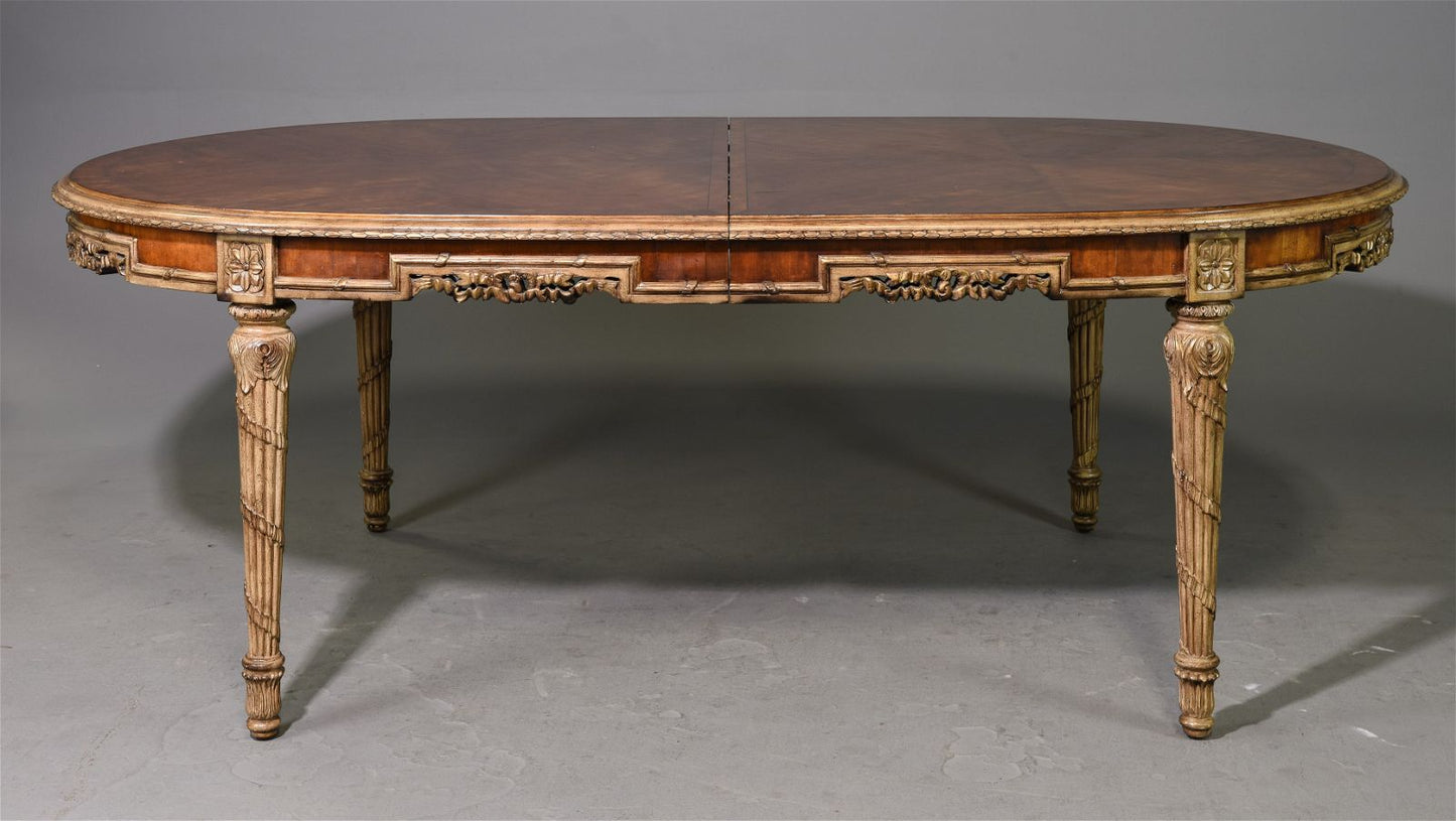 Italian Style Carved Dining Table 49x124x30h