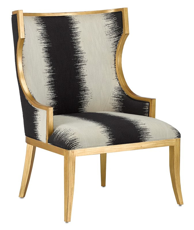 Garson Gold Armchair 31.5x29x44h