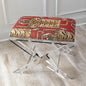 Lucite Tiger Bench 24x16x19h