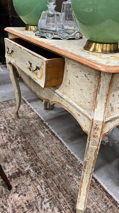 Vtg. Italian Entry Table/Console 16x36x34h