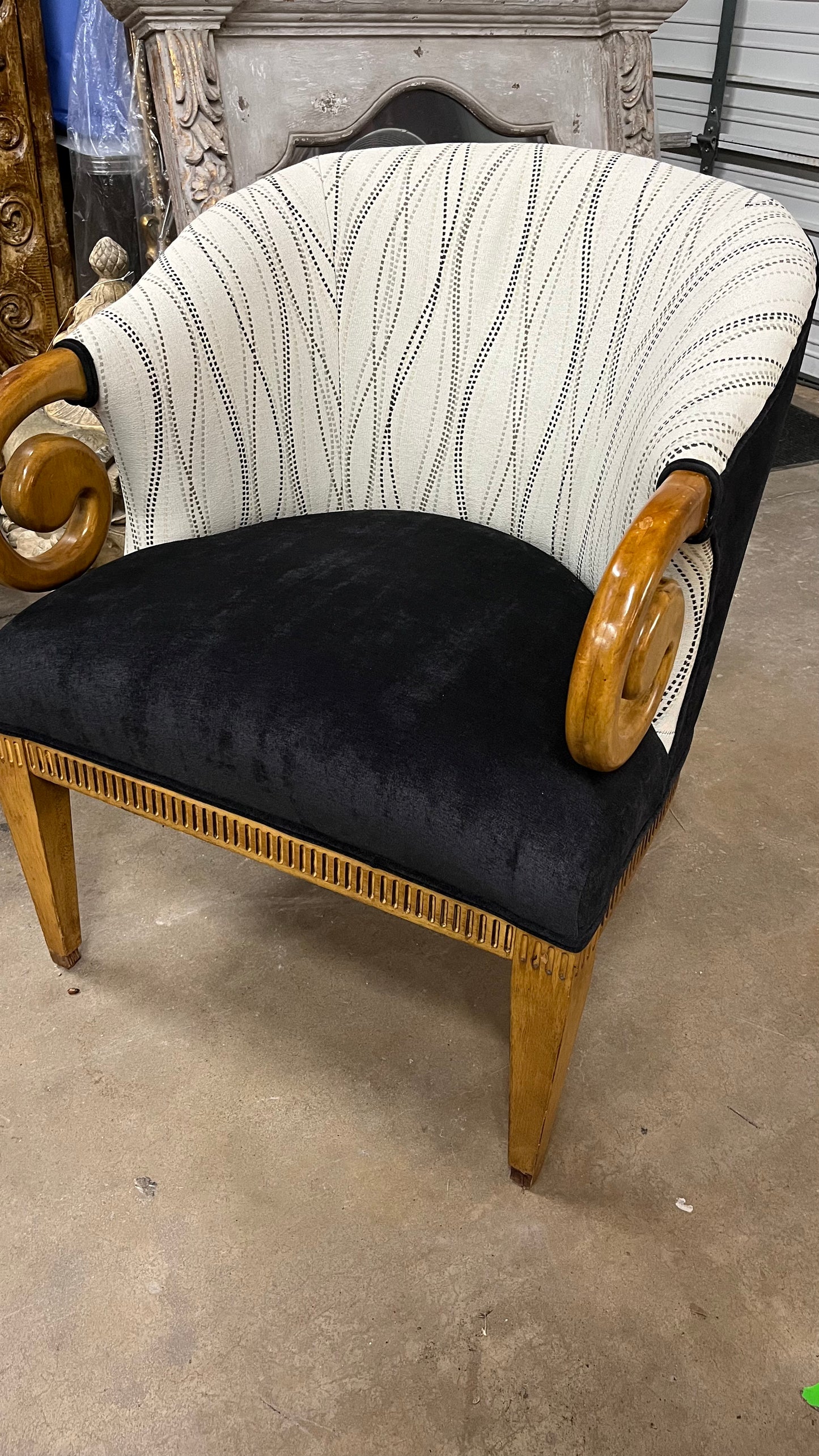 Biedermeier Chair 36"h