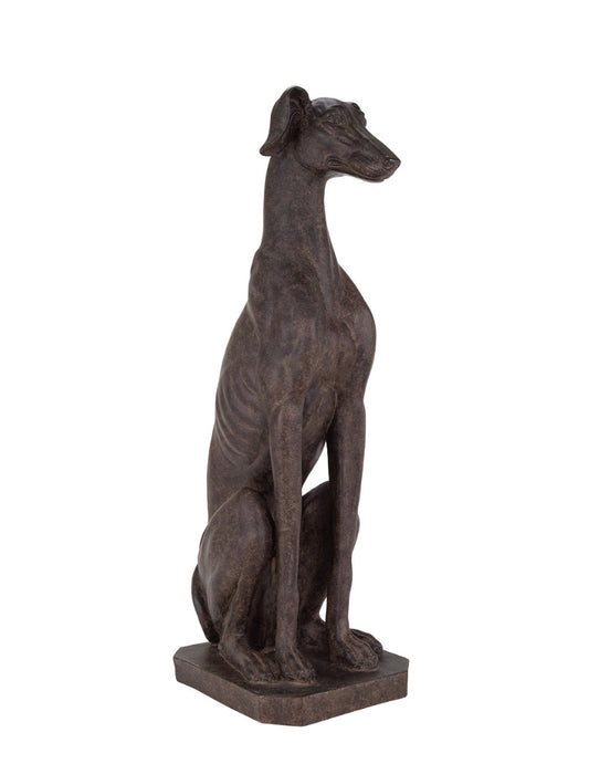 Sitting Greyhound Statue 31”h