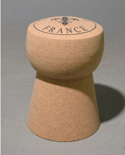 “Champagne France” Cork stool 12x18h