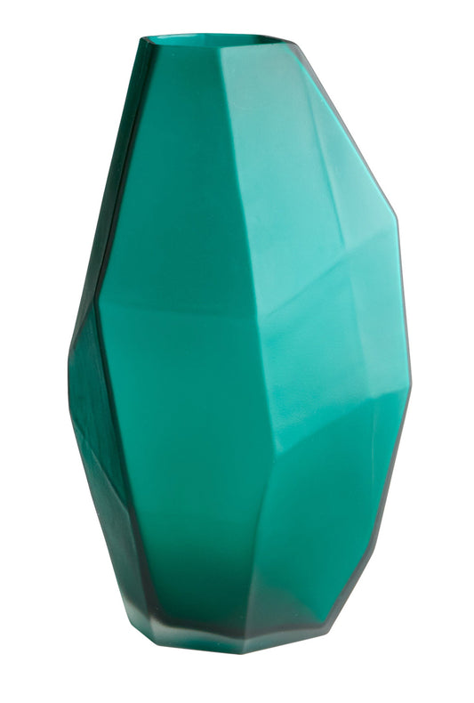 Bronson Vase Green 12.5”h