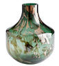 Maisha Vase Green and Gold 13”h