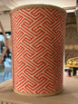 Designer Wastebasket Infinity Coral