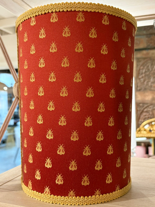 Designer Wastebasket Red Bee