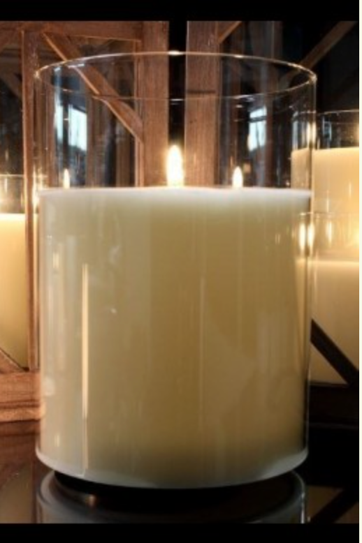 Ivory Radiance Candle 5.75"x5.75"