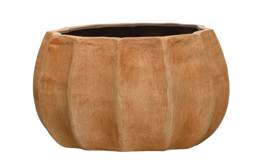 Terra Cotta Fluted Planter 10.25x5.25h