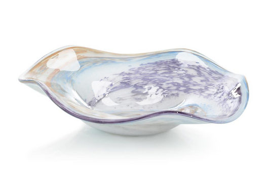 Confetti Swirl Handblown Bowl 15"d