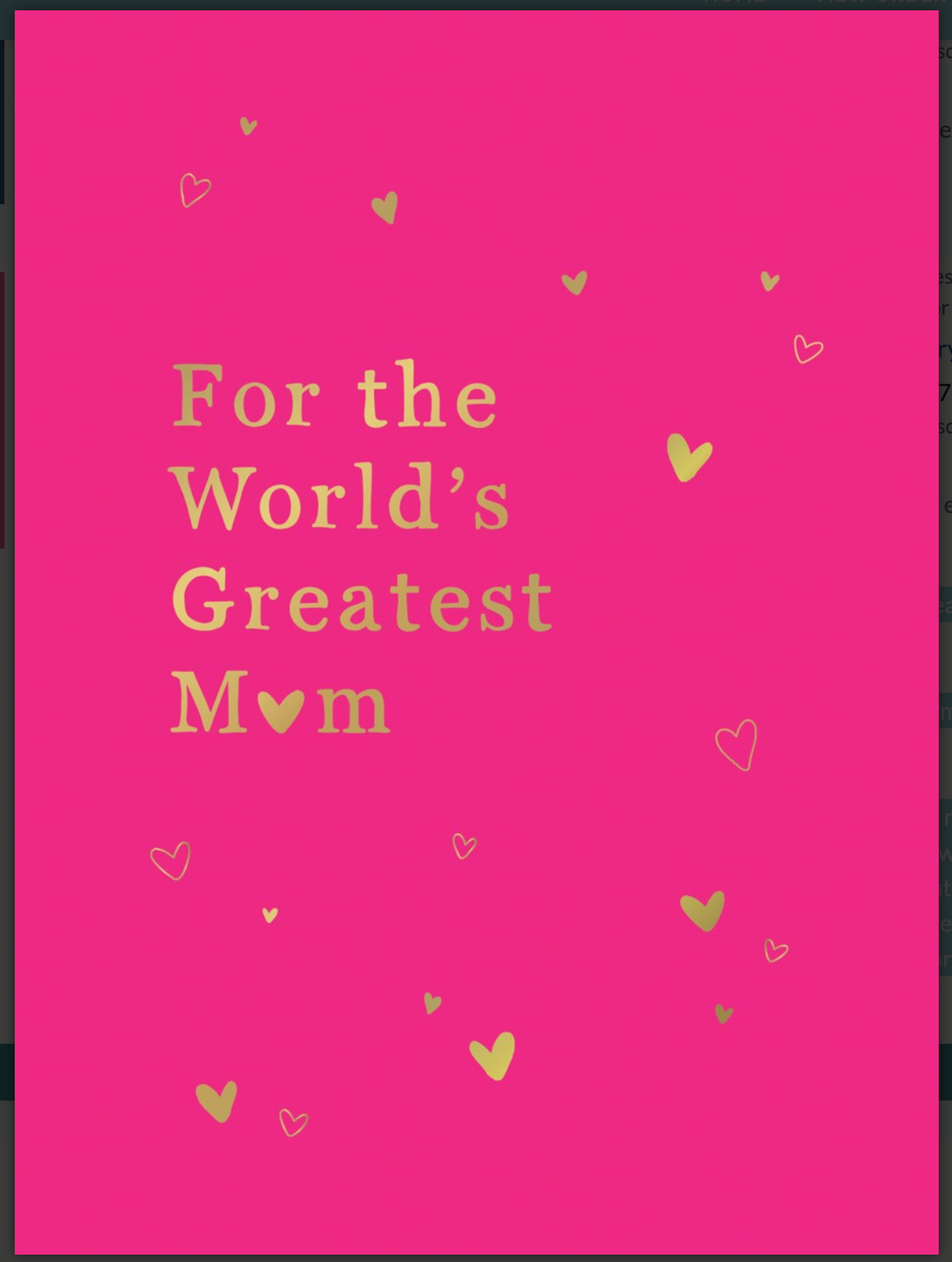 For the World's Greatest Mom