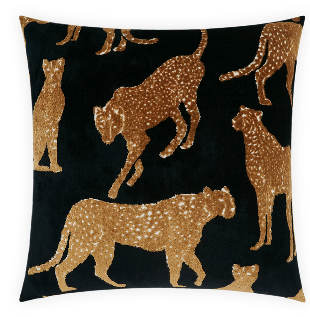 Animique Ebony Pillow 24x24"