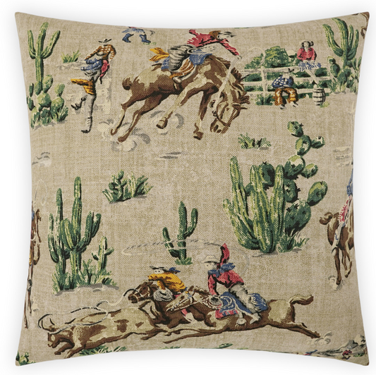 Dude Ranch Pillow 24x24"