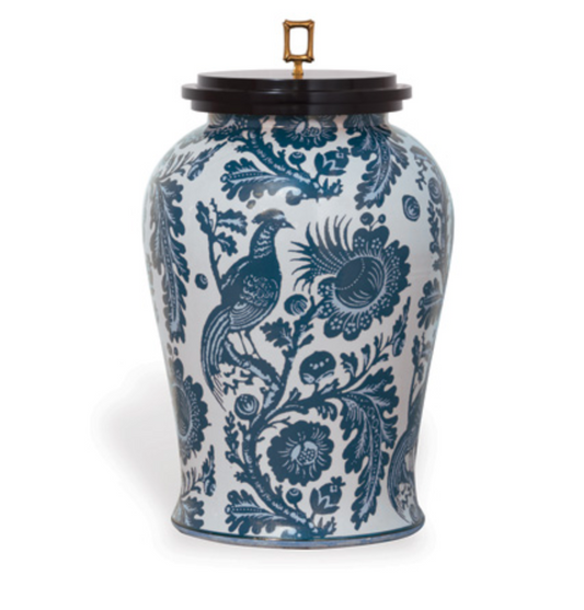 Arcadia Indigo Jar 21"h