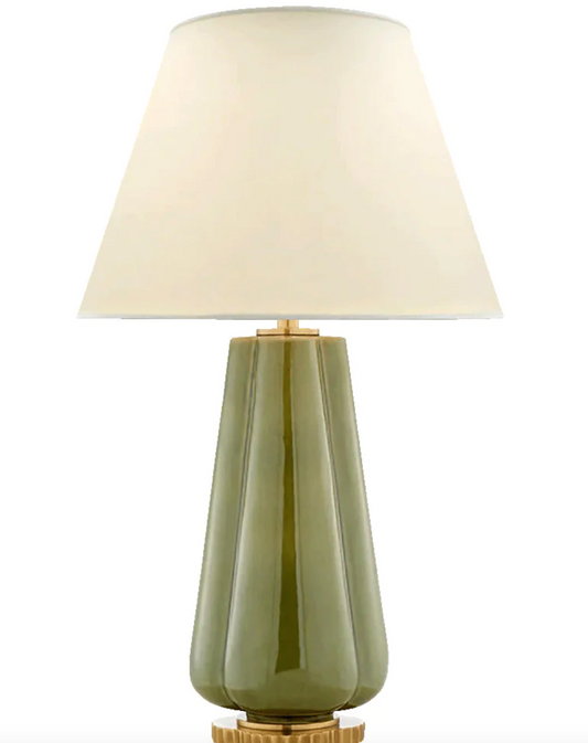 Penelope Lamp Green 30"h