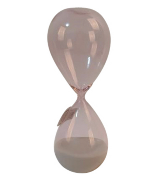 Pink Hourglass Small 12"h