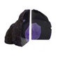 S/2 Purple Agate Bookends