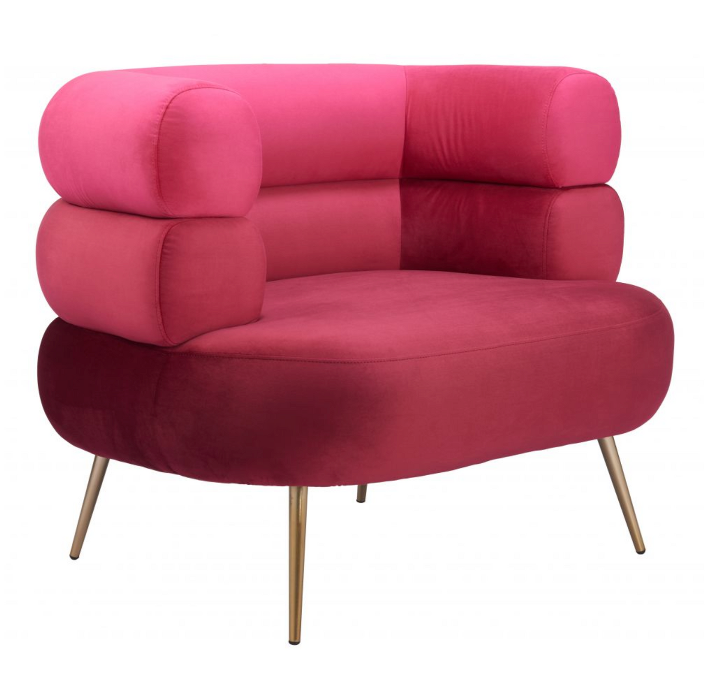 Arish Red Accent Chair