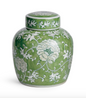 Imperial Lotus Lidded Jar 9"