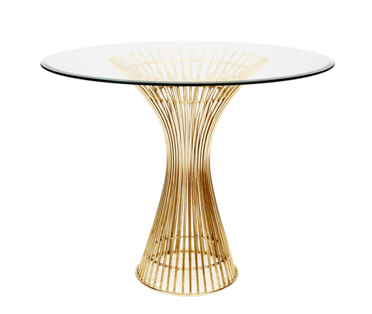 Powell Gold Accent Table 36x28.5"h