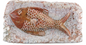 Marble Fish 8x1.5x5"h