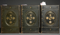 S/3 Leather Bound "National Shakespeare" Books