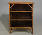 Bamboo and Rattan Open Bookshelf 30.5x13x38.5"h