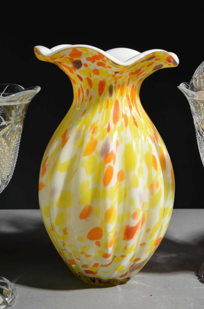 Hand Blown Glass Vase