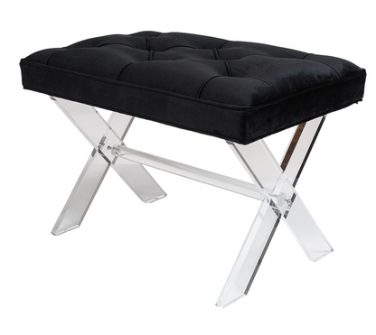 Midnight Ottoman 26x16x17"h