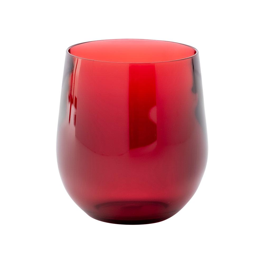 12oz Acrylic Tumbler - Cranberry