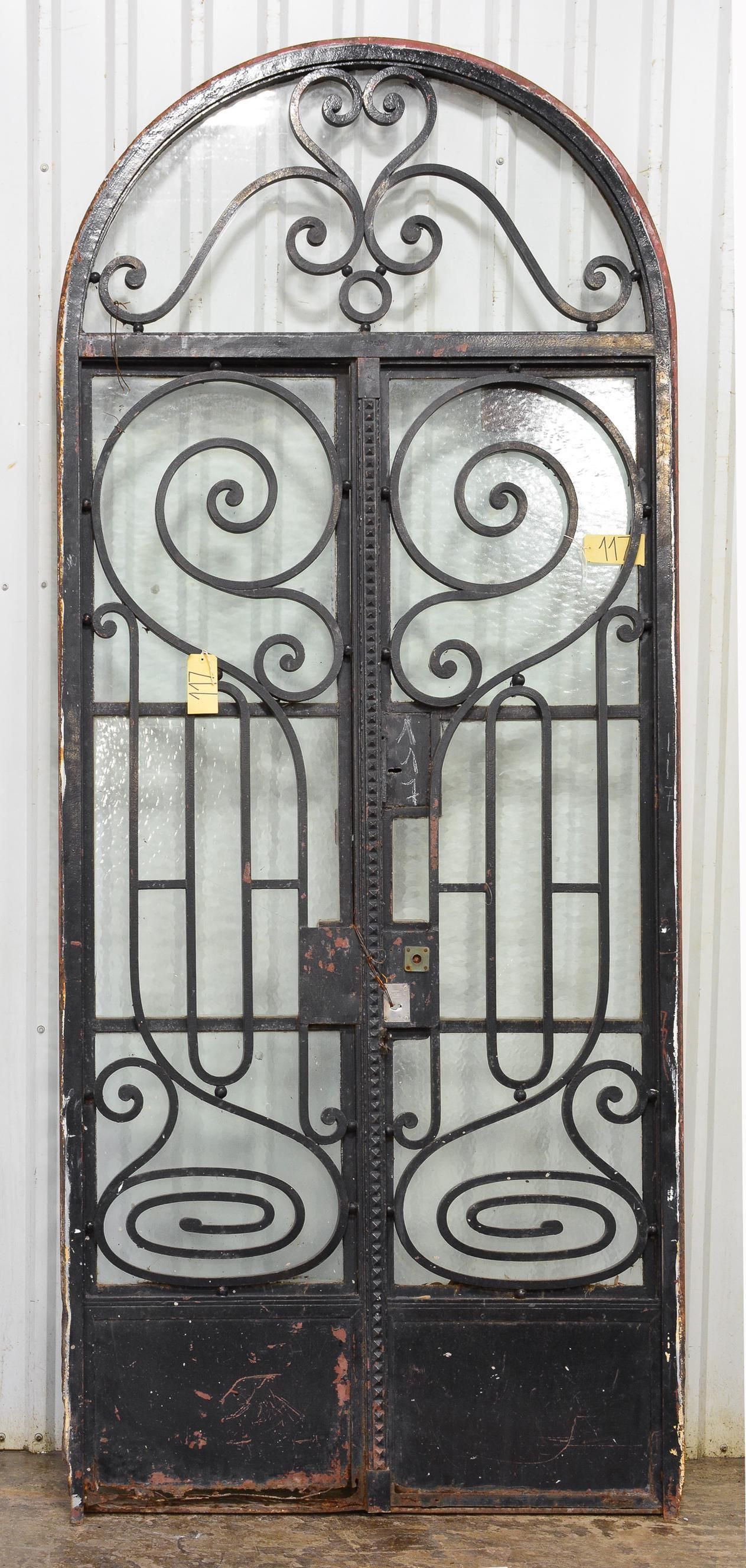 Tall Iron Door Set #1 48x114h