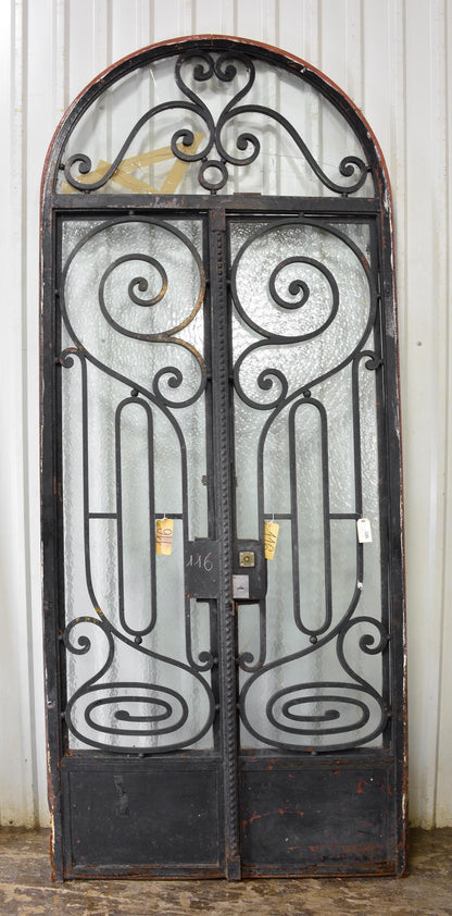 Tall Iron Door Set #2 48x114h