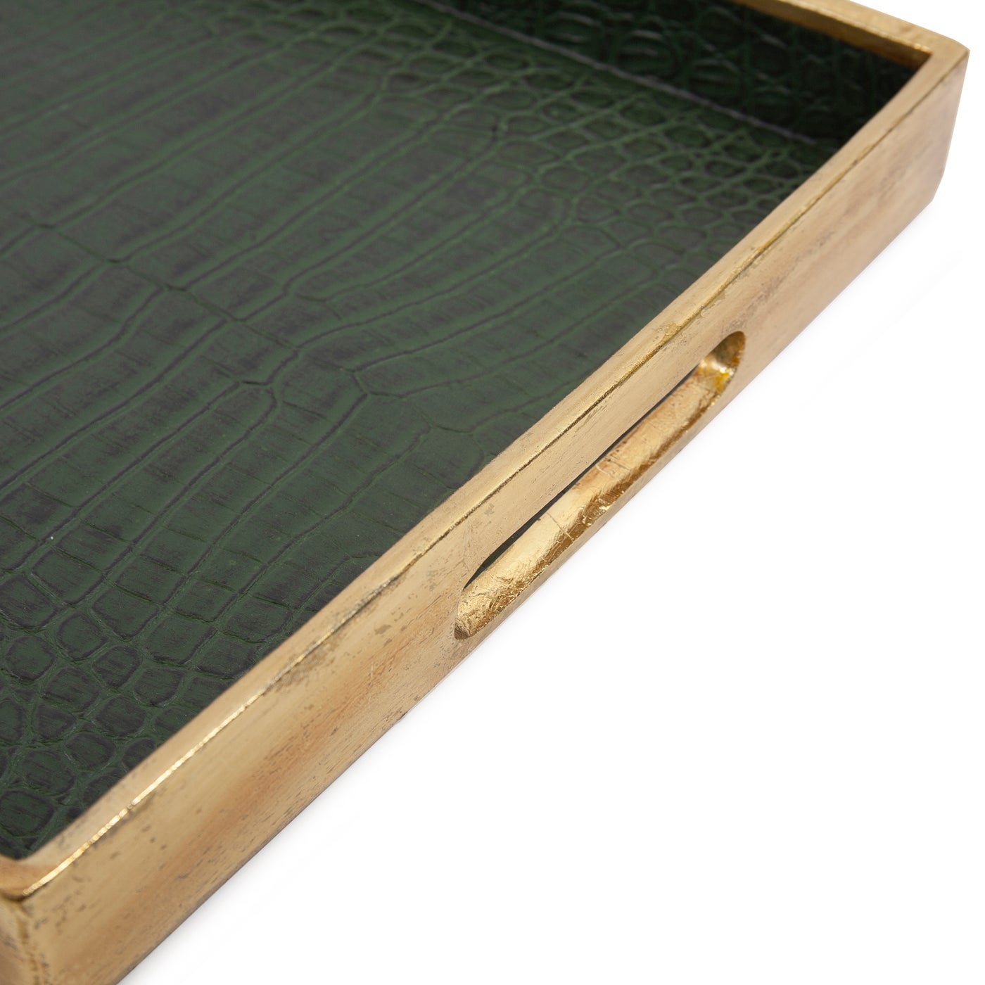 Heming. Green Allig. Tray 20x13