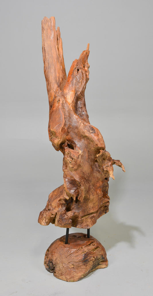 Teak Sculpture 18x11x54h