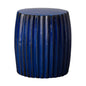 Pleated Stool BLUE 16dia18h