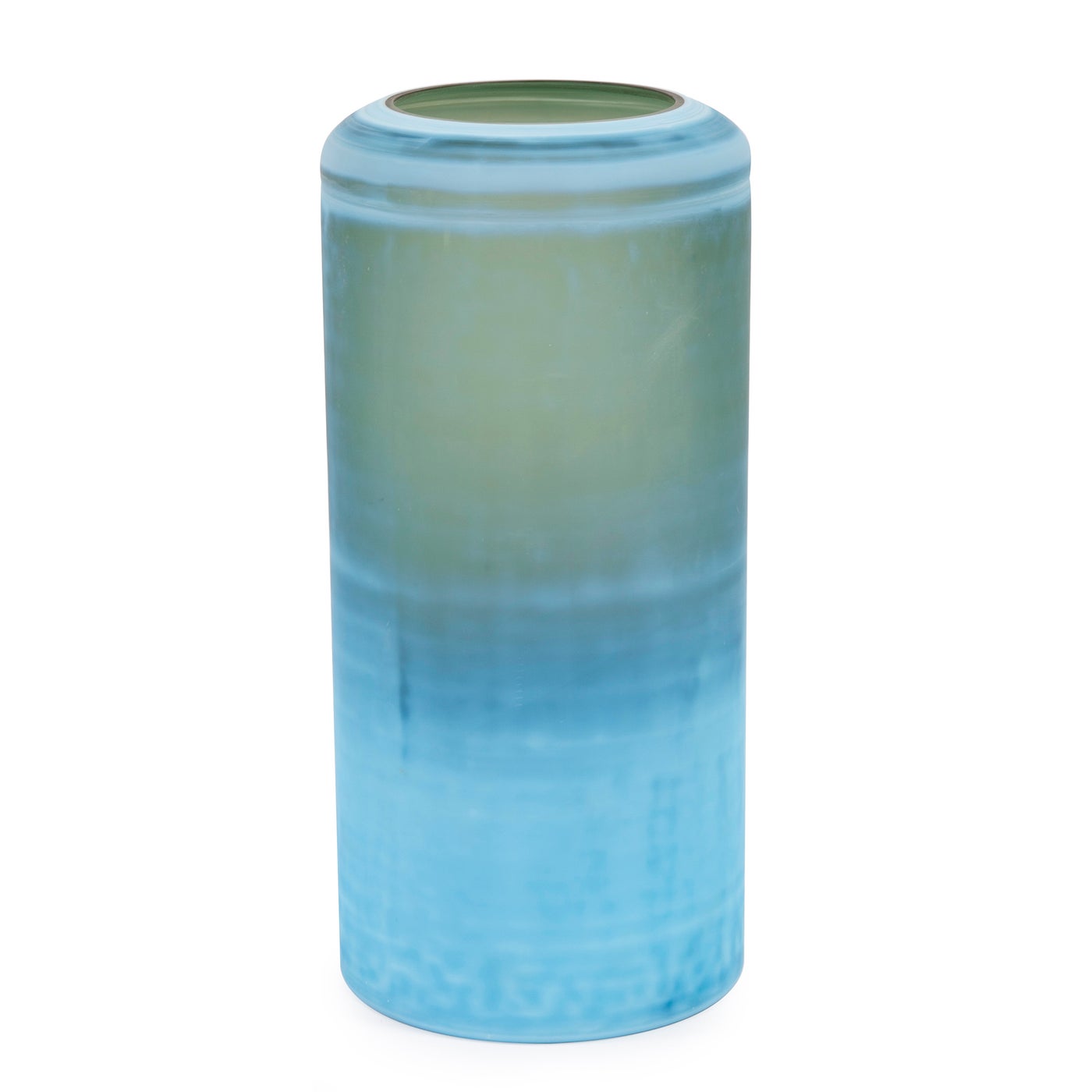 Nevis Vase Caribb. Blue 17h