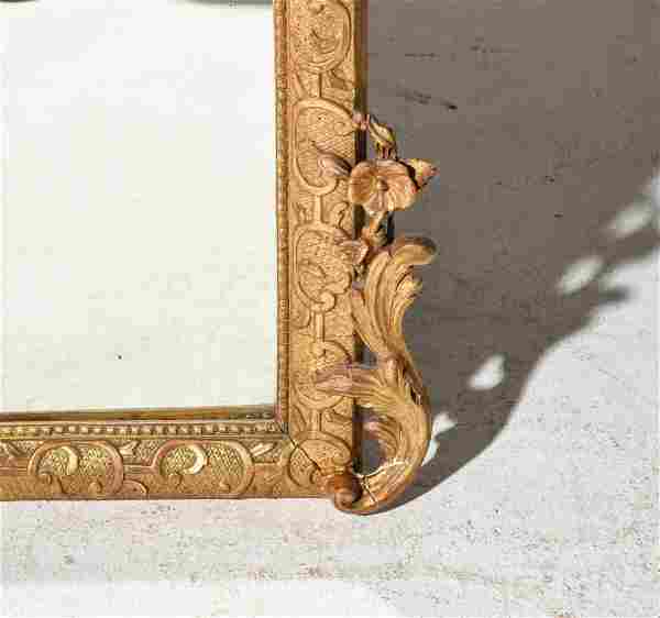 Louis XVI Bird Mirror 35x67h