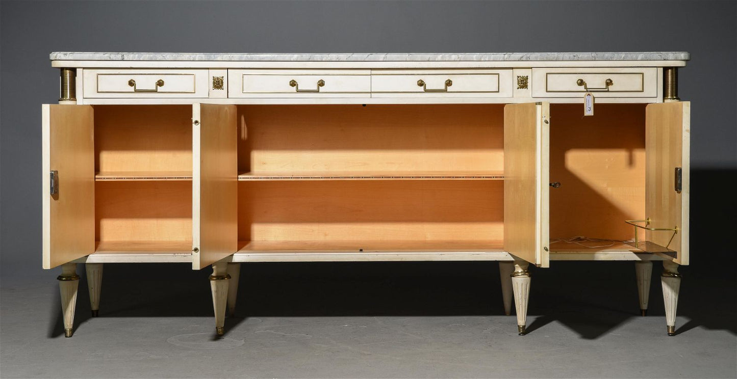 Ptd. Louis XVI Sideboard 94x21x41h