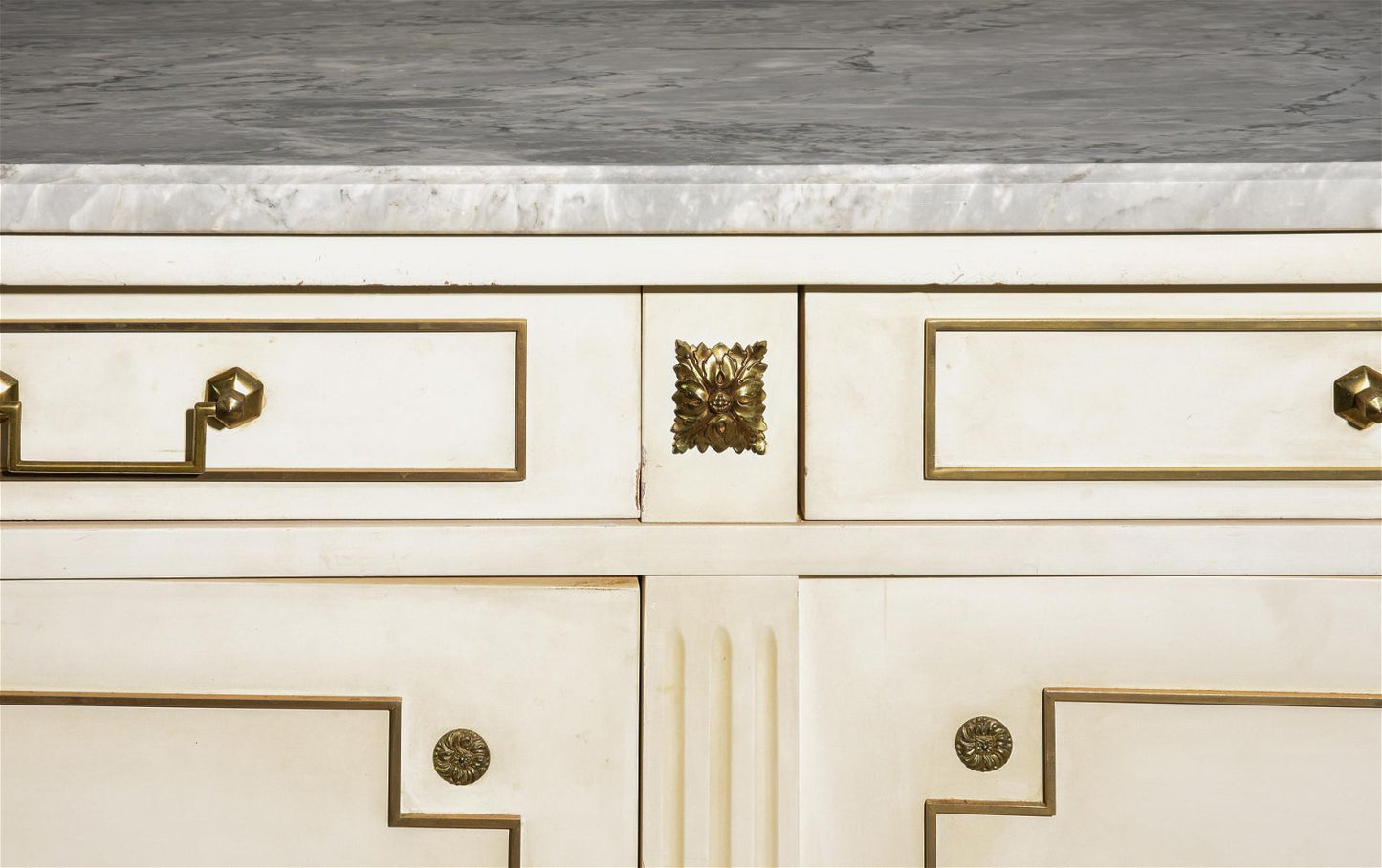 Ptd. Louis XVI Sideboard 94x21x41h