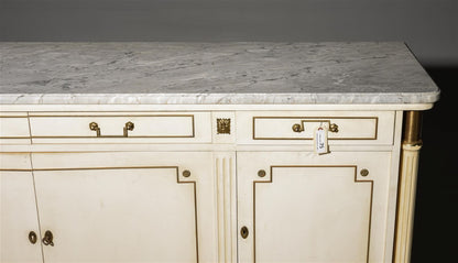 Ptd. Louis XVI Sideboard 94x21x41h