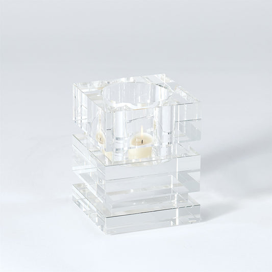 Crystal C/H & Vase 5"h