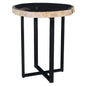 Merlin Accent Table Blk/Wht 21h