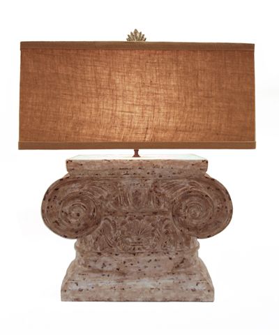 Doric Capital Lamp 24x12x28h