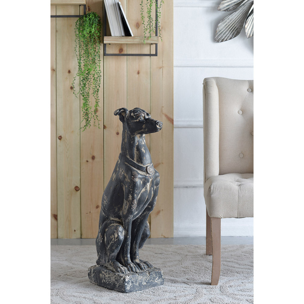 Indoor/Out Dog Statue 31h