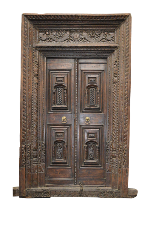 Giant Teak Doors 67x10x116h