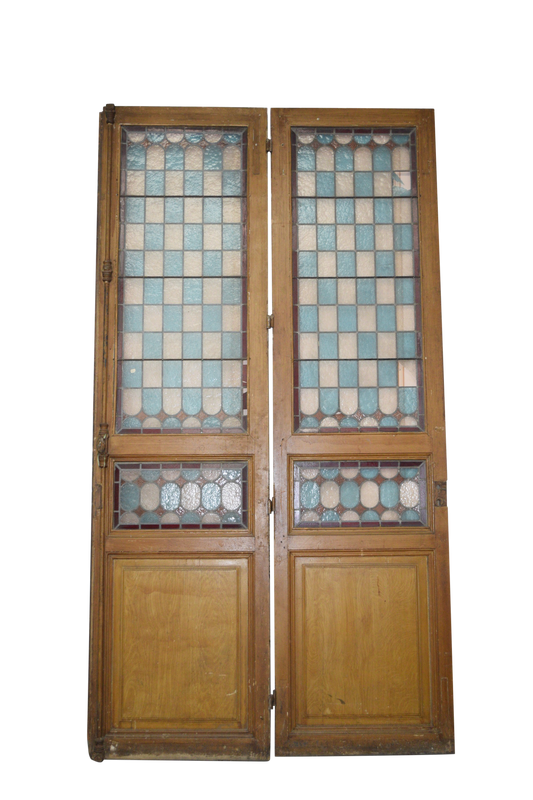 Antique French Doors PAIR 31x115ea